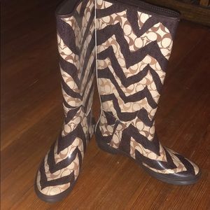 Coach Rainboots